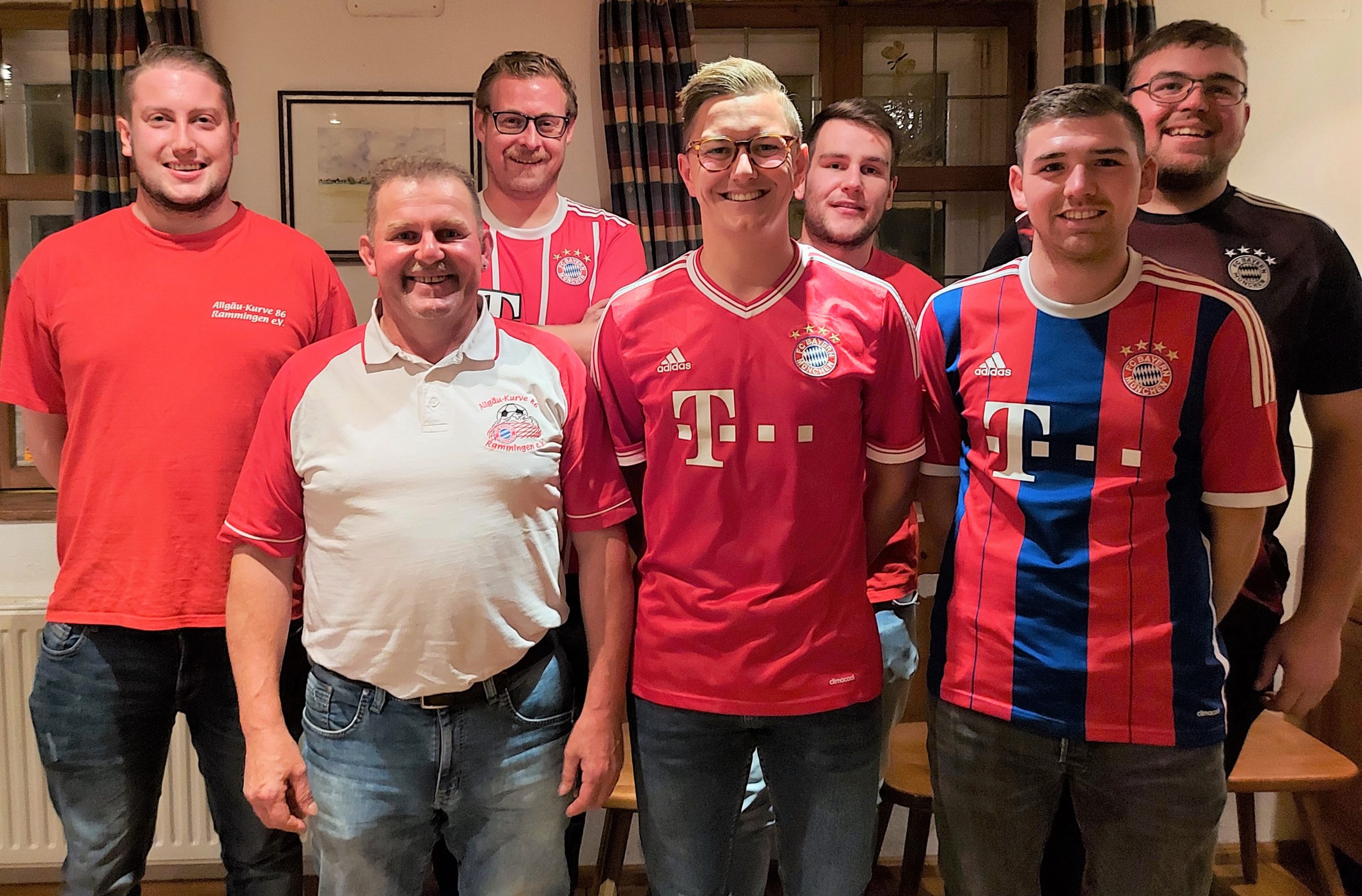 Allgäukurve 86 Rammingen e.V. Gruppenbild Michael Zech, Nicklas Reiber, Wolfgang Häusler, Daniel Dilba, Kilian Schmied, Daniel Bader, Michael Laur